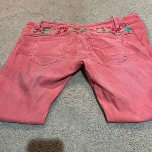 Free people corduroy pants size 28. Peach/orange color